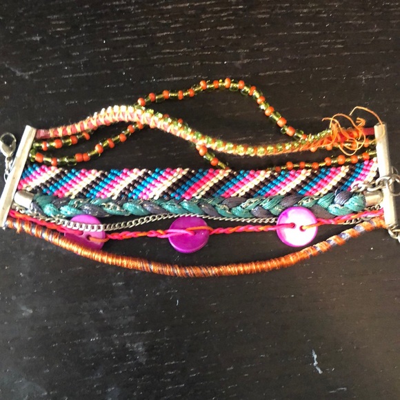 Festival multi strand bracelet - Picture 1 of 2